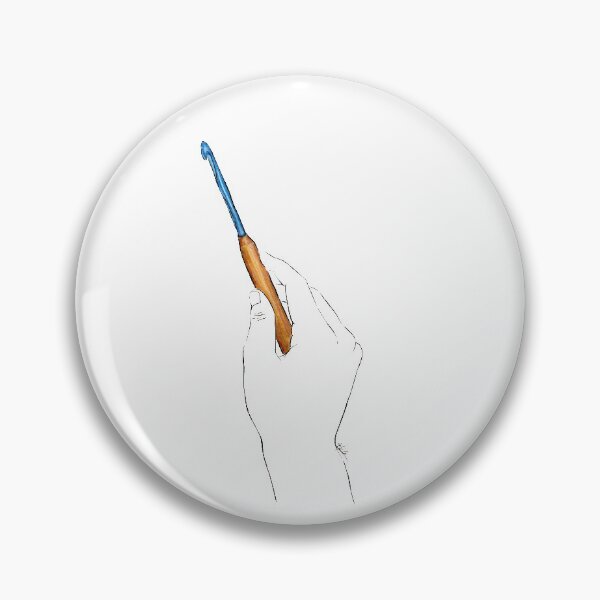 Item preview, Hand Holding A Crochet Hook Illustration designed and sold by MeiC-Artsy.