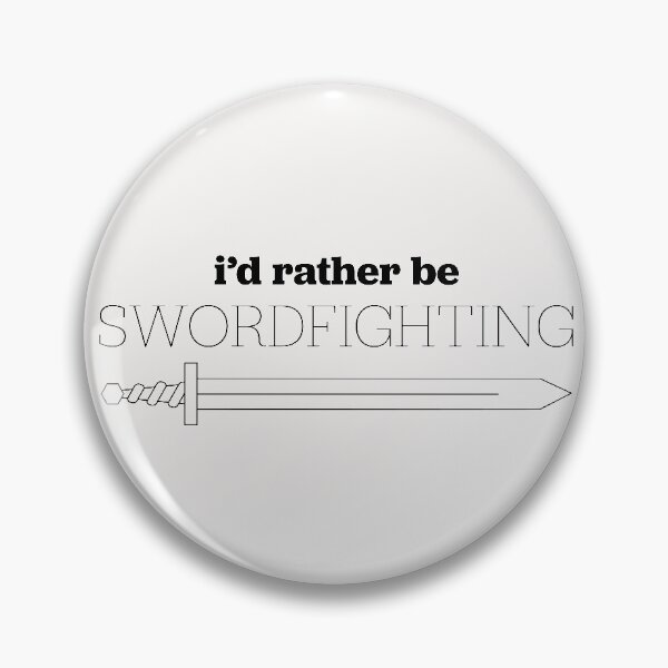 Item preview, I'd Rather Be Swordfighting - Black designed and sold by Belegarth.