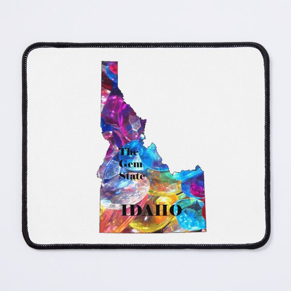 Item preview, Idaho Map with State Nickname:  The Gem State designed and sold by Havocgirl.