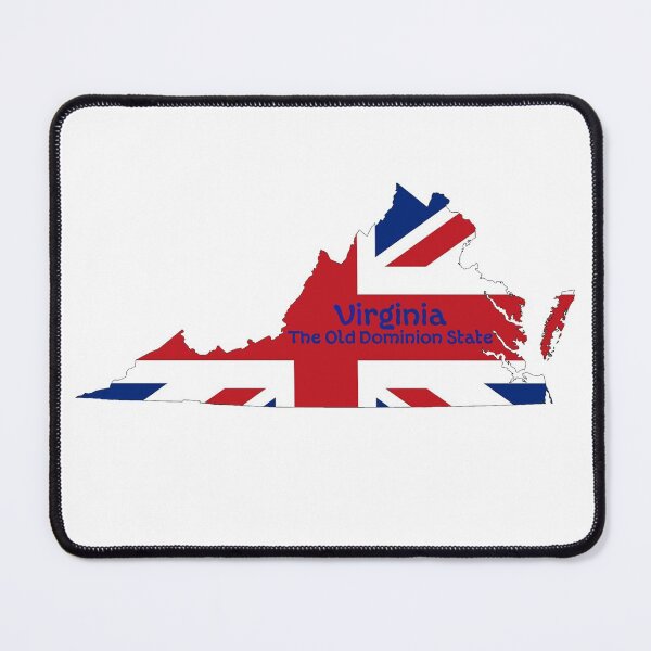 Item preview, Virginia Map with State nickname: The Old Dominion State designed and sold by Havocgirl.