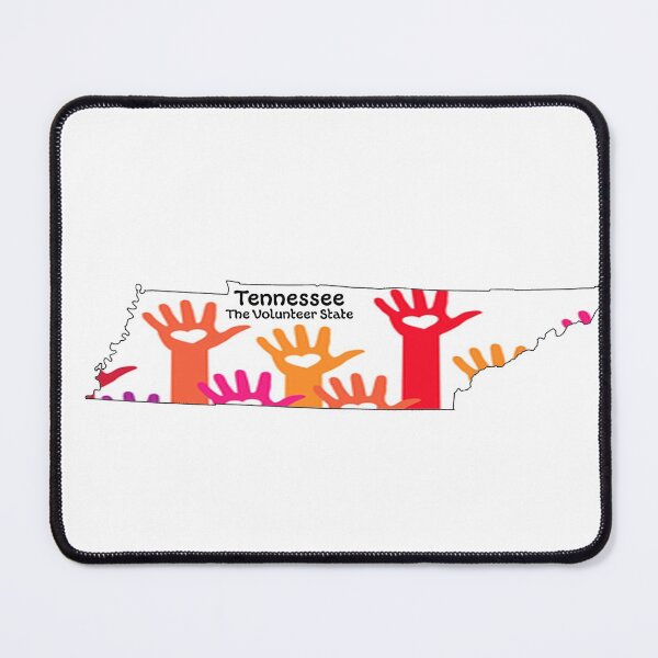 Item preview, Tennessee Map with State Nickname:  The Volunteer State designed and sold by Havocgirl.