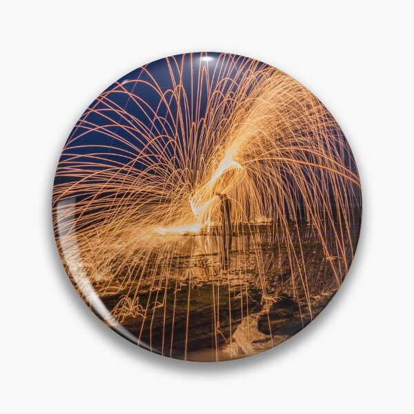 Item preview, Steel Wool Spinning at London Bridge, Portsea, Victoria, Australia. designed and sold by Vicki Walsh.