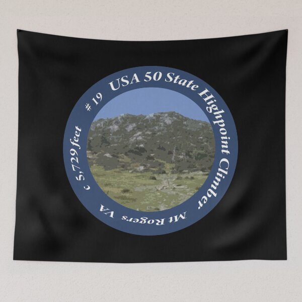 Item preview, Mt Rogers VA 19 of 50 States Highpoint Climbers  designed and sold by janraydesigns.