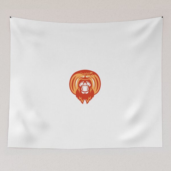 Item preview, Orangutan Bearded Front Retro designed and sold by patrimonio.