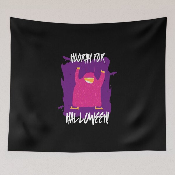 Item preview, Hooray For Halloween - Pink (dark) designed and sold by Quirkdom.