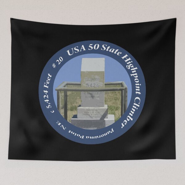 Item preview, Panorama Point NE 20 of 50 States Highpoint Climbers  designed and sold by janraydesigns.