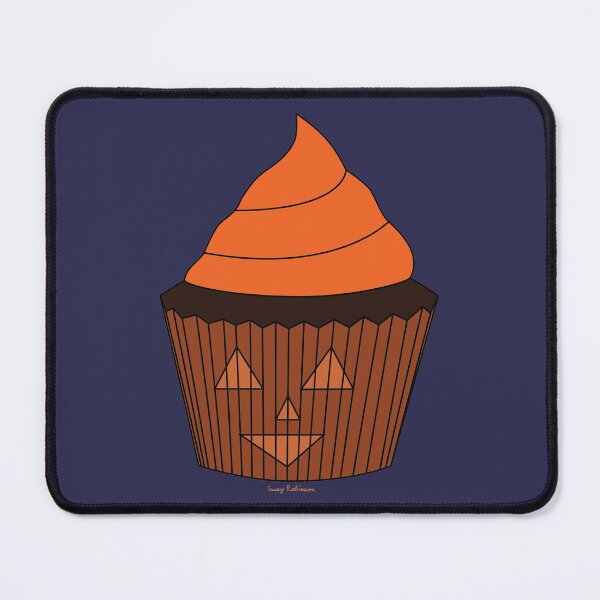 Item preview, Happy Jack-O-Lantern Cupcake 2 designed and sold by Caseymakesart.