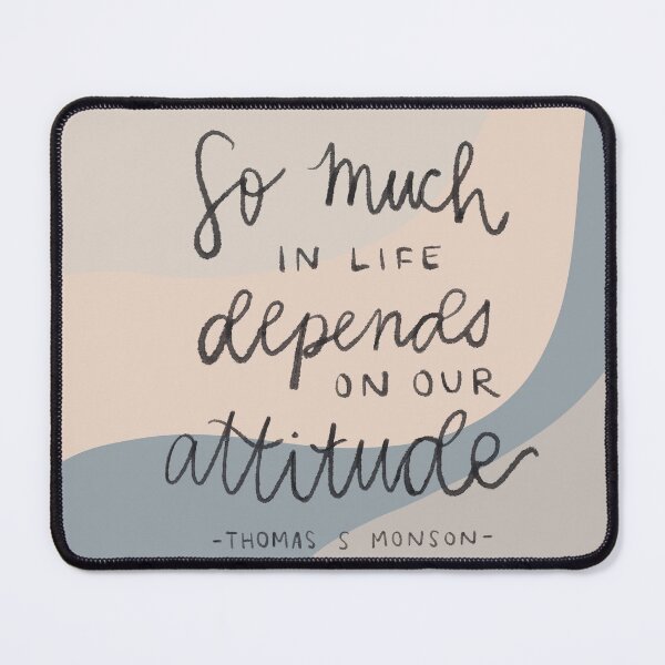Item preview, LDS quote Thomas S Monson designed and sold by juvenilepeace.