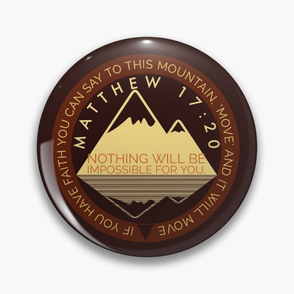 Item preview, Faith can move mountains (rust) designed and sold by bfwilson.