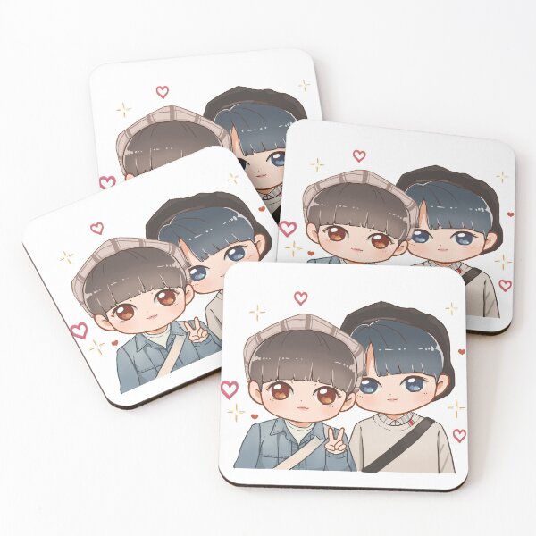 Item preview, Cute chibi Shinwoo and Taekyung love designed and sold by Windfancy.