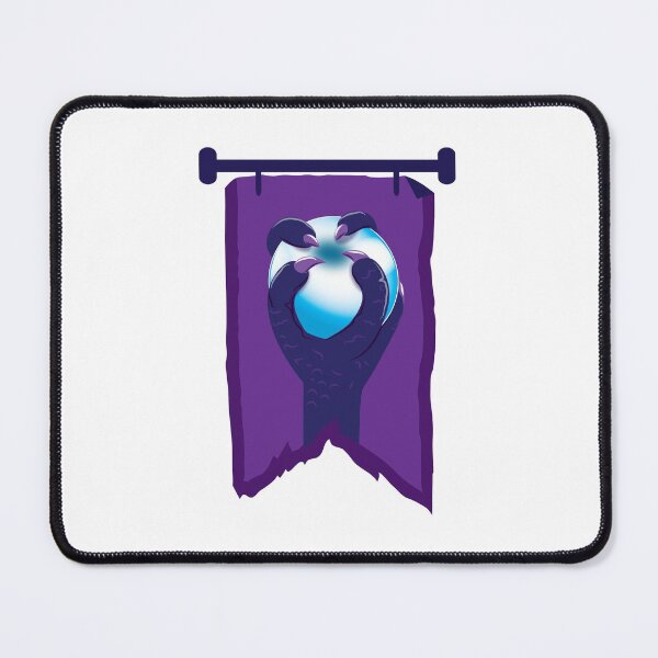 Item preview, BANNER CREST SIGIL Purple claws grasping a white opal blue orb designed and sold by jazzydevil.