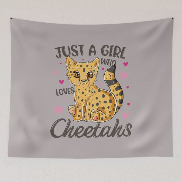 Item preview, Just A Girl Who Loves Cheetahs Cheetah Cat Lover  designed and sold by DavidAlun.