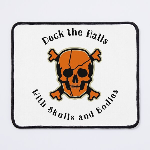 Item preview, Deck the Halls With Skulls and Bodies designed and sold by AryabyDesign.