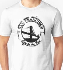San Francisco - City By The Bay - Grunge Vintage Retro T-Shirt Unisex T-Shirt