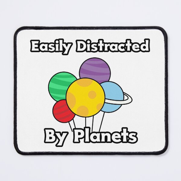Item preview, Easily Distracted By Planets designed and sold by AryabyDesign.