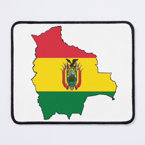 Item preview, Bolivia Map with Bolivian Flag designed and sold by Havocgirl.