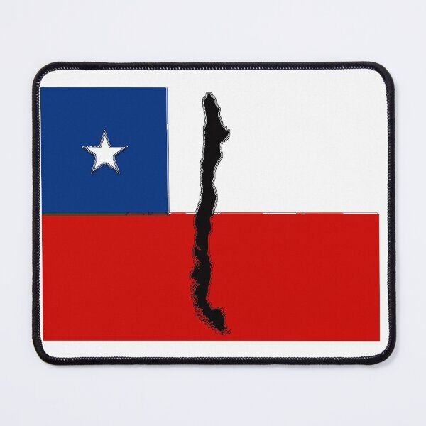 Item preview, Chilean Flag with Map of Chile designed and sold by Havocgirl.