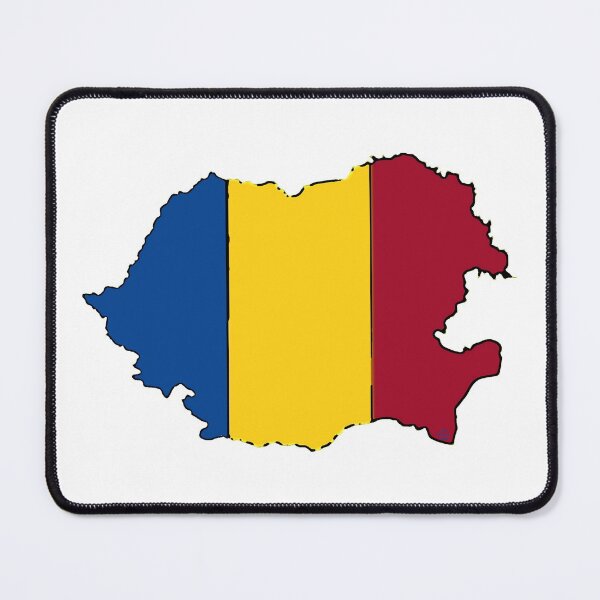 Item preview, Romania Map with Romanian Flag designed and sold by Havocgirl.
