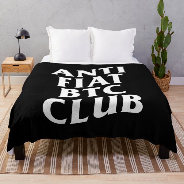 Item preview, Anti Fiat BTC Club (Black) designed and sold by Liberancaps.