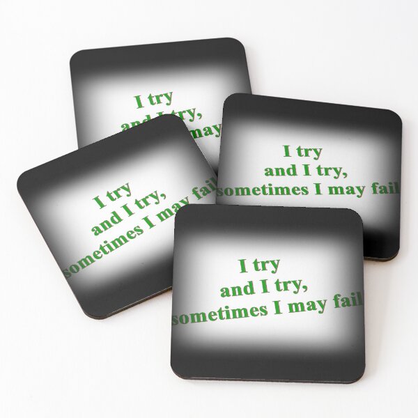 Item preview, I try and I try, sometimes I many fail designed and sold by Crom1957.