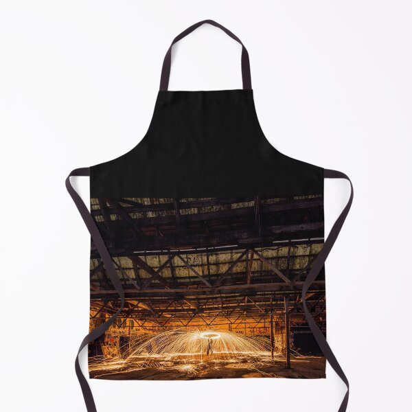 Item preview, Helicopter Spin - Steel wool spinning in an abandoned factory, Yarraville, Victoria, Australia. designed and sold by Vicki Walsh.