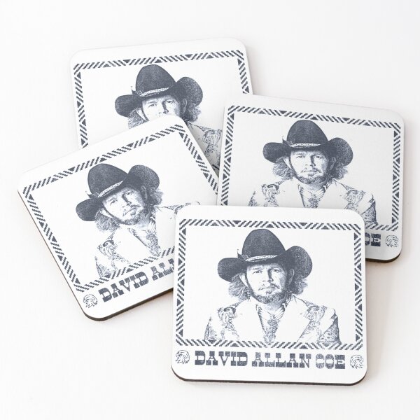 Item preview, David Allan Coe  Retro Style Fan Design designed and sold by AdeleSjogren.