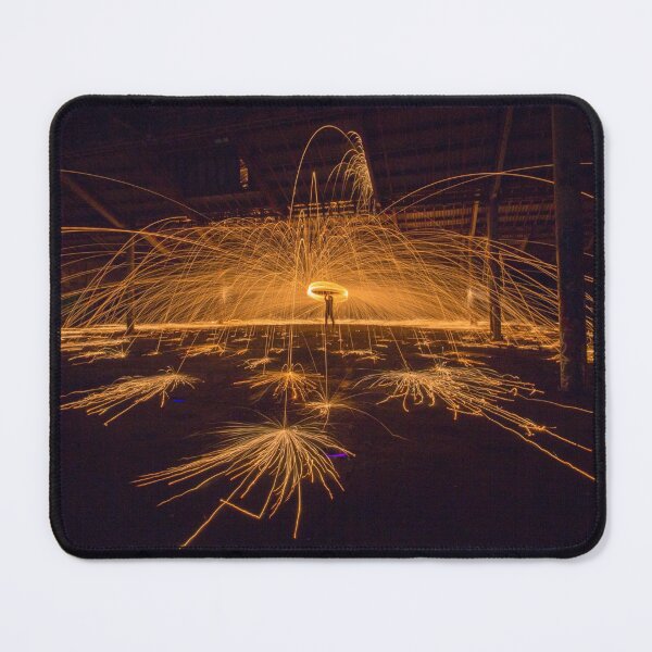 Item preview, Helicopter Spin - Steel wool spinning, Bradmills abandoned factory, Yarraville, Victoria, Australia. designed and sold by Vicki Walsh.