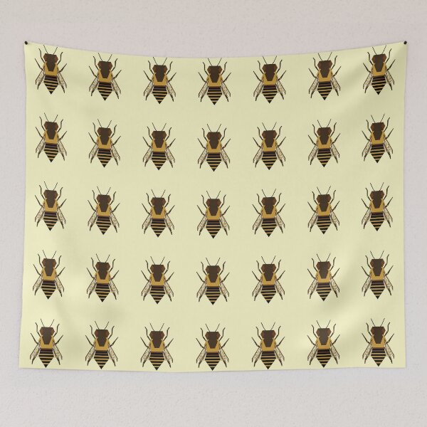 Item preview, Geometric Honey Bee Pattern designed and sold by Caseymakesart.