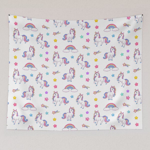 Item preview, Magical Rainbow Unicorn Sticker Set/ Magnet Set designed and sold by SplashNSplatter.