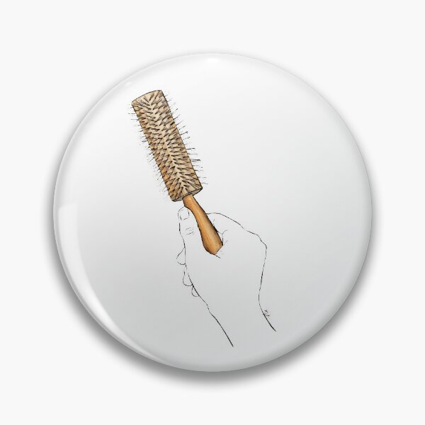 Item preview, Mano sosteniendo una ilustración de cepillo de pelo designed and sold by MeiC-Artsy.