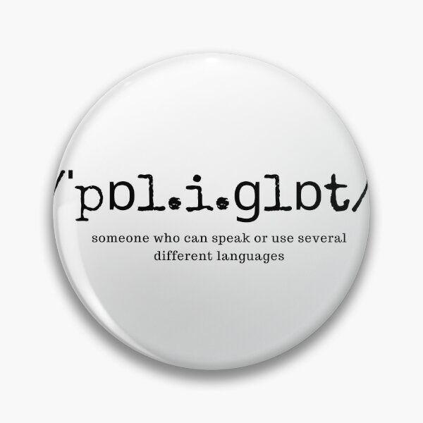 Item preview, POLYGLOT: WHO SPEAKS SEVERAL LANGUAGES designed and sold by mamikodesign.