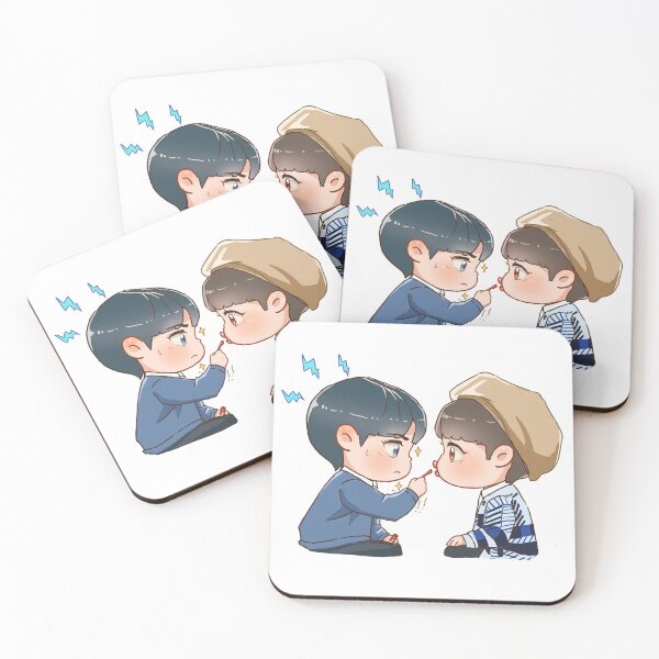 Item preview, Cute chibi Shinwoo and Taekyung -lipstick designed and sold by Windfancy.