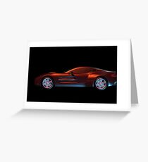 Sports Car Greeting Card