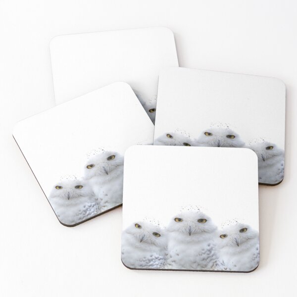 Item preview, Mother Snowy Owl & Owlets designed and sold by walkswithnature.