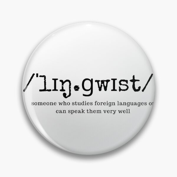 Item preview, LINGUIST: CAN SPEAK LANGUAGES VERY WELL designed and sold by mamikodesign.