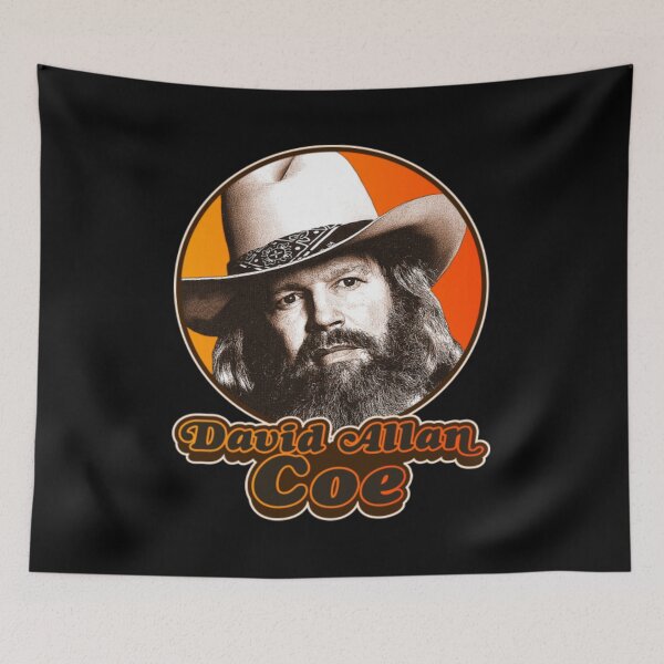 Item preview, Retro David Allan Coe Fan Art Tribute designed and sold by AdeleSjogren.