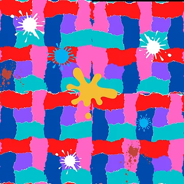 Artwork thumbnail, Random Splash Pattern by Peter Stawicki