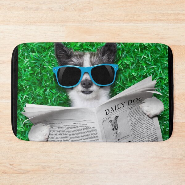 Item preview, Black and White Dog Reading designed and sold by Designs24U.