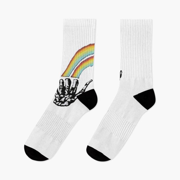 Item preview, Louis Tomlinson rainbow skeleton hand raglan designed and sold by alanclar1.