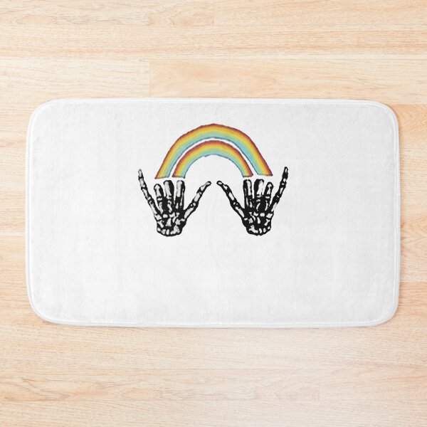 Item preview, Louis Tomlinson rainbow skeleton hand raglan designed and sold by alanclar1.