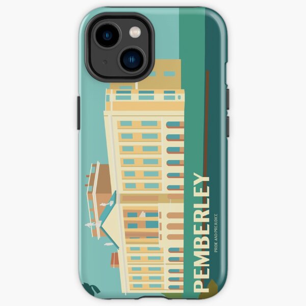 Art Deco Pemberley from Pride and Prejudice Illustration iPhone Tough Case