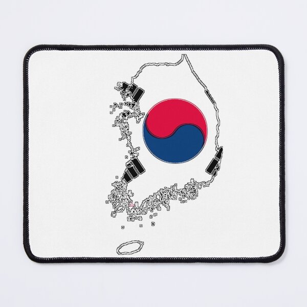 Item preview, South Korea Map With South Korean Flag designed and sold by Havocgirl.