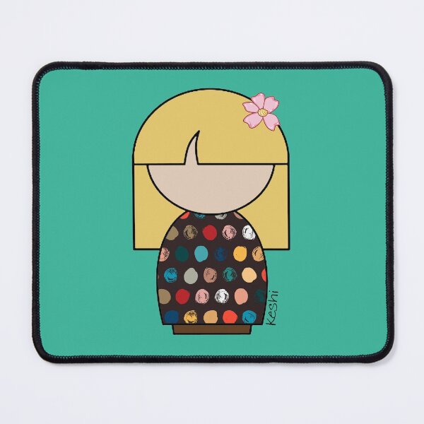 Item preview, Polka Dots Japanese Kokeshi Doll designed and sold by lmcvinco.