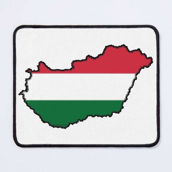 Item preview, Hungary Map With Hungarian Flag designed and sold by Havocgirl.