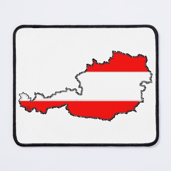 Item preview, Austria Map With Austrian flag designed and sold by Havocgirl.
