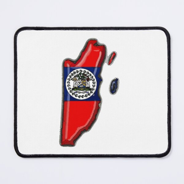 Item preview, Belize Map With Flag of Belize designed and sold by Havocgirl.