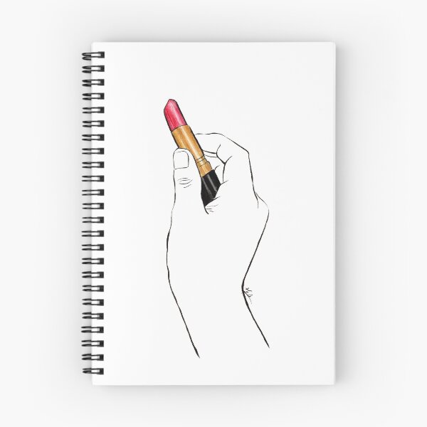Item preview, Hand Holding Lipstick Illustration designed and sold by MeiC-Artsy.