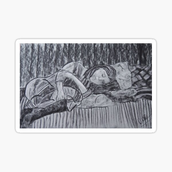 Sleeping by 'Donna Williams' Sticker