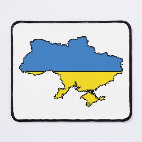 Item preview, Ukraine Map With Ukrainian Flag designed and sold by Havocgirl.