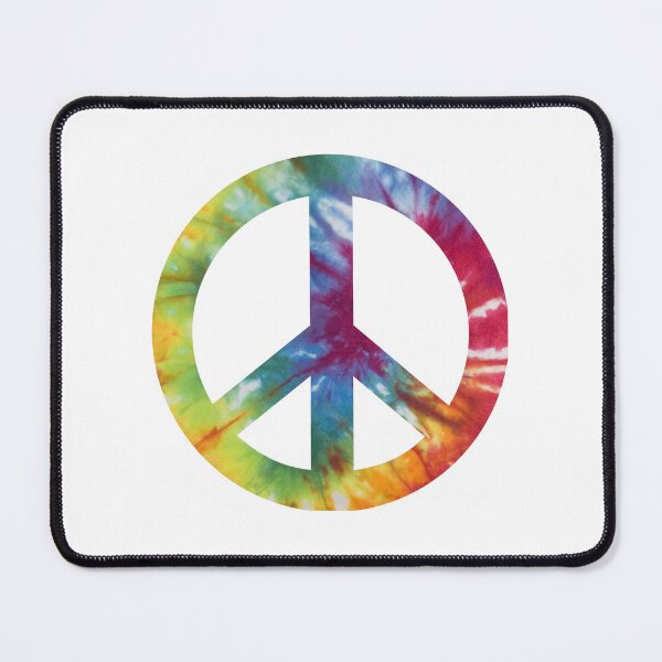 Item preview, Peace Logo Tye Dye Digital Drawing Art designed and sold by OneForAllCo.